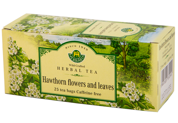Herbal Tea, Hawthorn Flowers & Leaves 25 bag